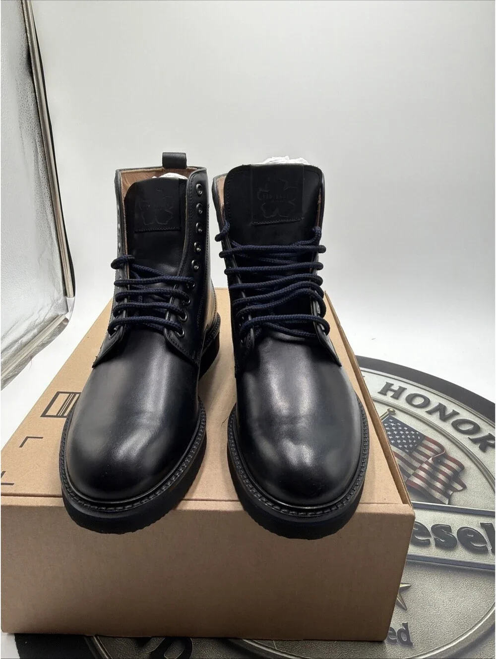 Ted Baker Linton Wedge Sole Derby Boots size 7 No Box